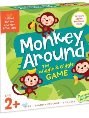 Best Toy Award Peaceable Kingdom Monkey Around Interactive Board Game Ages 2+